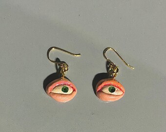 eyes on earrings
