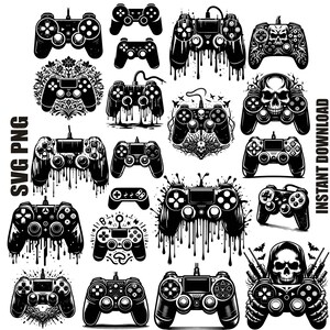 contrôleur de jeu svg, svg de jeu vidéo, joystick svg, svg pour contrôleur xboxone, fichiers coupés pour contrôleur de jeu, svg manette de jeu, fichier coupe gamer, publicité