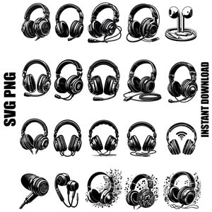 hoofdtelefoon svg, muziek svg, hoofdtelefoon svg, hoofdtelefoon png, hoofdtelefoon clipart, headset svg, oortelefoon svg, dj svg, digitale download, commercieel