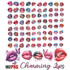 Beißende Lippen Png, Sexy Lippen Png, tropfende Lippen Png, Lippen Clipart, Sexy Lippen bündeln, offener Mund Png, Sublimation, Aquarell Lippen