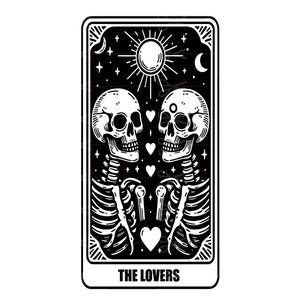 Funny tarot cards svg tarot cards png Witch Tarot Svg Celestial Tarot Svg mystical clipart Funny Skeleton Svg, Skeleton Tarot svg image 4