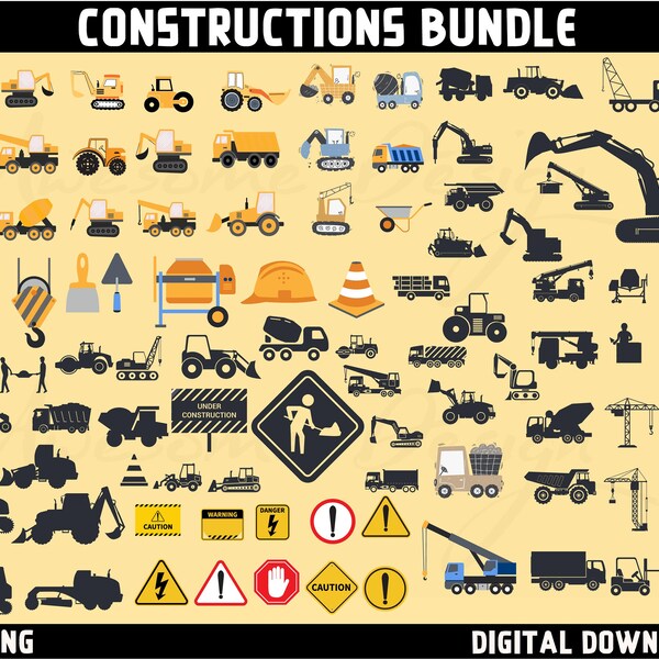 Sign Construction Svg Etsy Canada