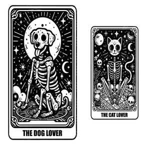 Funny tarot cards svg tarot cards png Witch Tarot Svg Celestial Tarot Svg mystical clipart Funny Skeleton Svg, Skeleton Tarot svg image 9