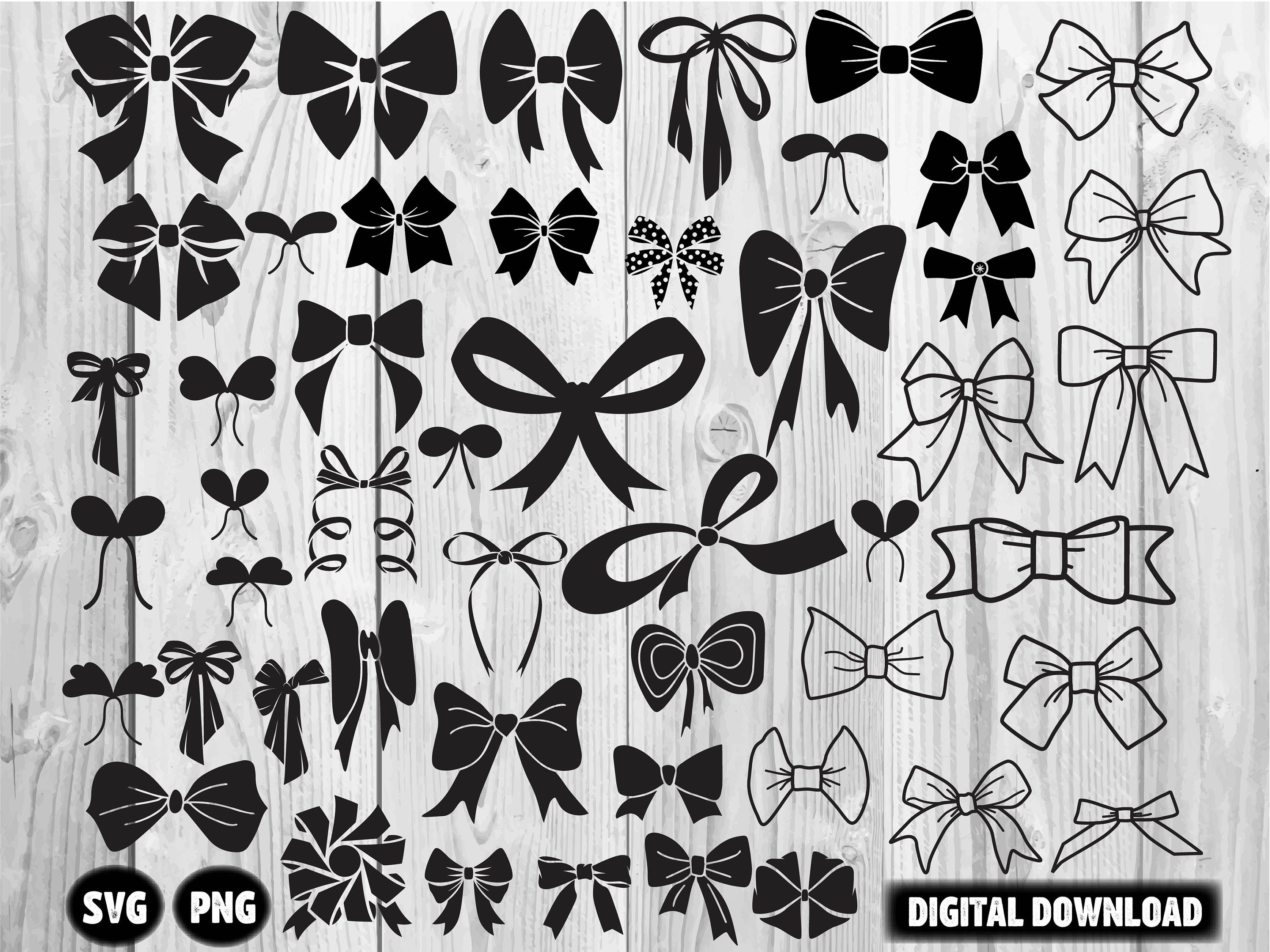 Ribbon Bow SVG Bundle Ribbon SVG Bow Svg Present Svg Bow Etsy Hong Kong
