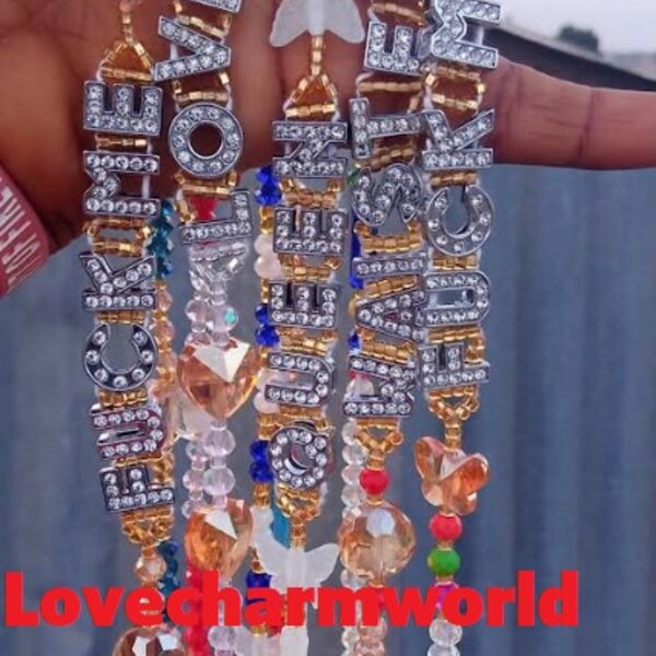 Elastics African Waist Beads Etsy