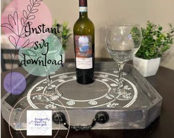 Beveled Farmhouse Tray SVG File (Digital Download)