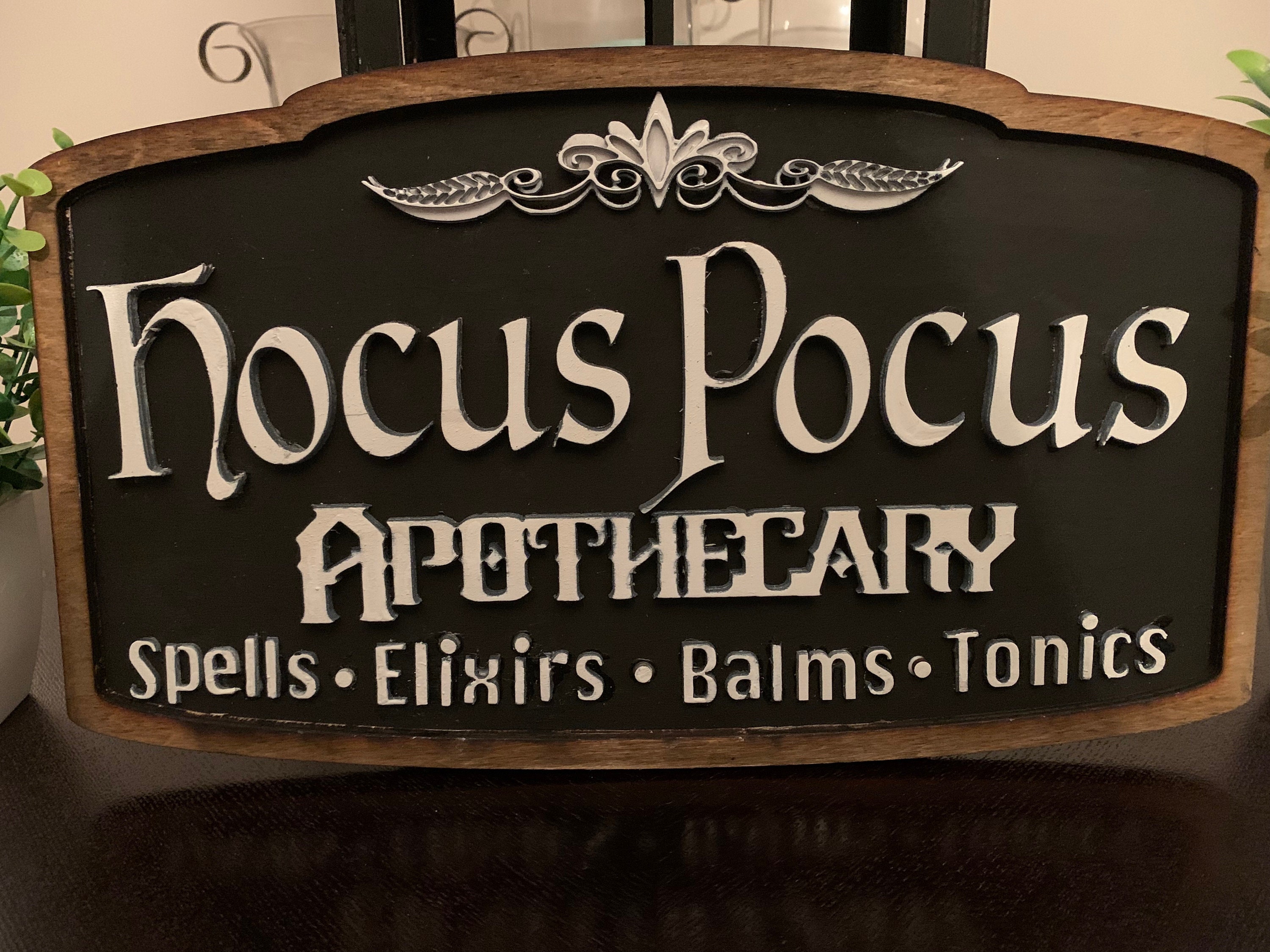 Keyboard. Sign Pocus SVG File for Hocus Pocus Apothecary Sign - Etsy Australia