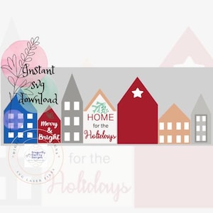 SVG-Datei für Weihnachtsdorf