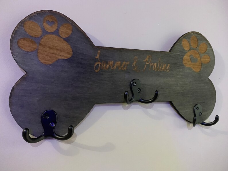 Dog Bone Leash Holder SVG File Etsy