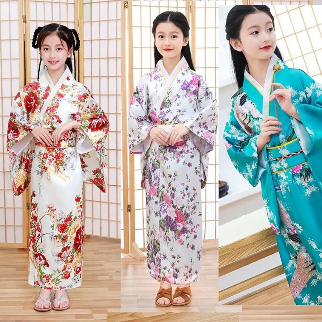 Japanese Kimono for Kids Japanese Dress 9 Designs