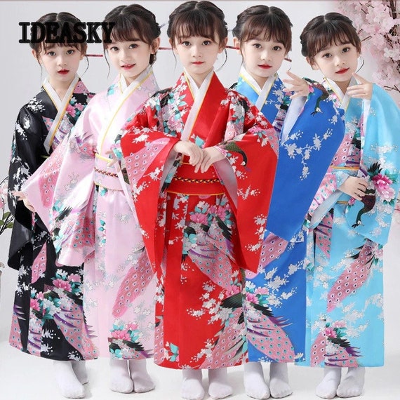 Kimono giapponese per bambini Abito giapponese in stile tradizionale -   Italia