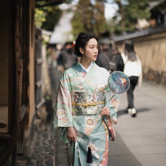 Kimono Japanese Traditional Dress With 