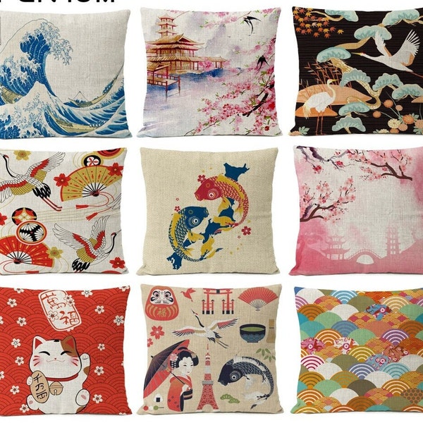 Japanese Pillows Etsy