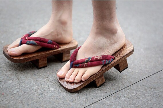 Pantuflas Japonesas Geta Zuecos Madera Hombre Kimono - Etsy España
