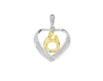 Sterling Silver  Heart Pendant