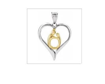 Sterling Silver  Heart Pendant