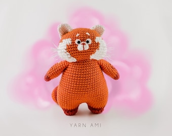 Red Panda Crochet Pattern | Amigurumi | Instant PDF Download | Handmade Plushie | Yarn DIY