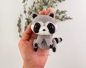 Rover the Raccoon Crochet Pattern | Amigurumi Pattern | Handmade Toy | DIY Plushie | Instant PDF Download