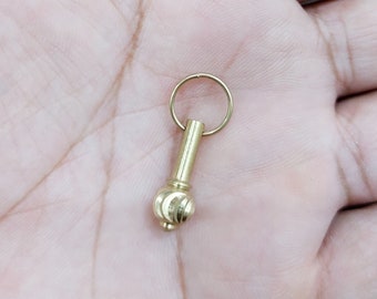 Hanuman Gada Pendant | Handmade Brass Lord Hanuman Mace Necklace
