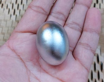 Lingam di mercurio da 146 grammi, piccola statua indù di Shiva Lingam per altare