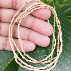 Tulsi Kanthi Mala / Collar devocional de albahaca sagrada hecho a mano