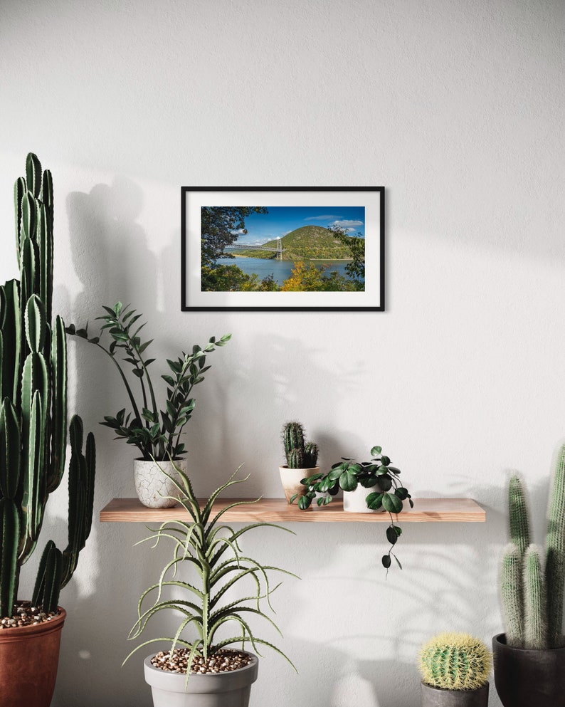 Bear Mountain Bridge Fine Art Photography Canvas Print Landscape