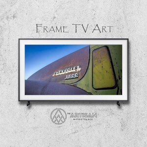 Samsung Frame TV Art | Frame TV Art | Samsung Art TV | Digital Download | Original Art | 1950 Chevrolet 3800 Panel Truck