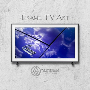 Arte de TV con marco Samsung / Arte de TV con marco / Arte de TV Samsung / Descarga digital / Arte original / Chevrolet Camaro 1968