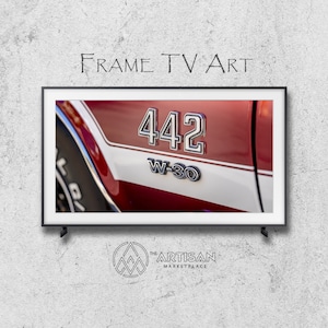Samsung Frame TV Art | Frame TV Art | Samsung Art tv | Digital Download | Original Art | 1972 Oldsmobile 442