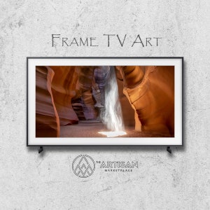 Samsung Frame TV Art: Antelope Canyon Sand Smoke (Digital Download)