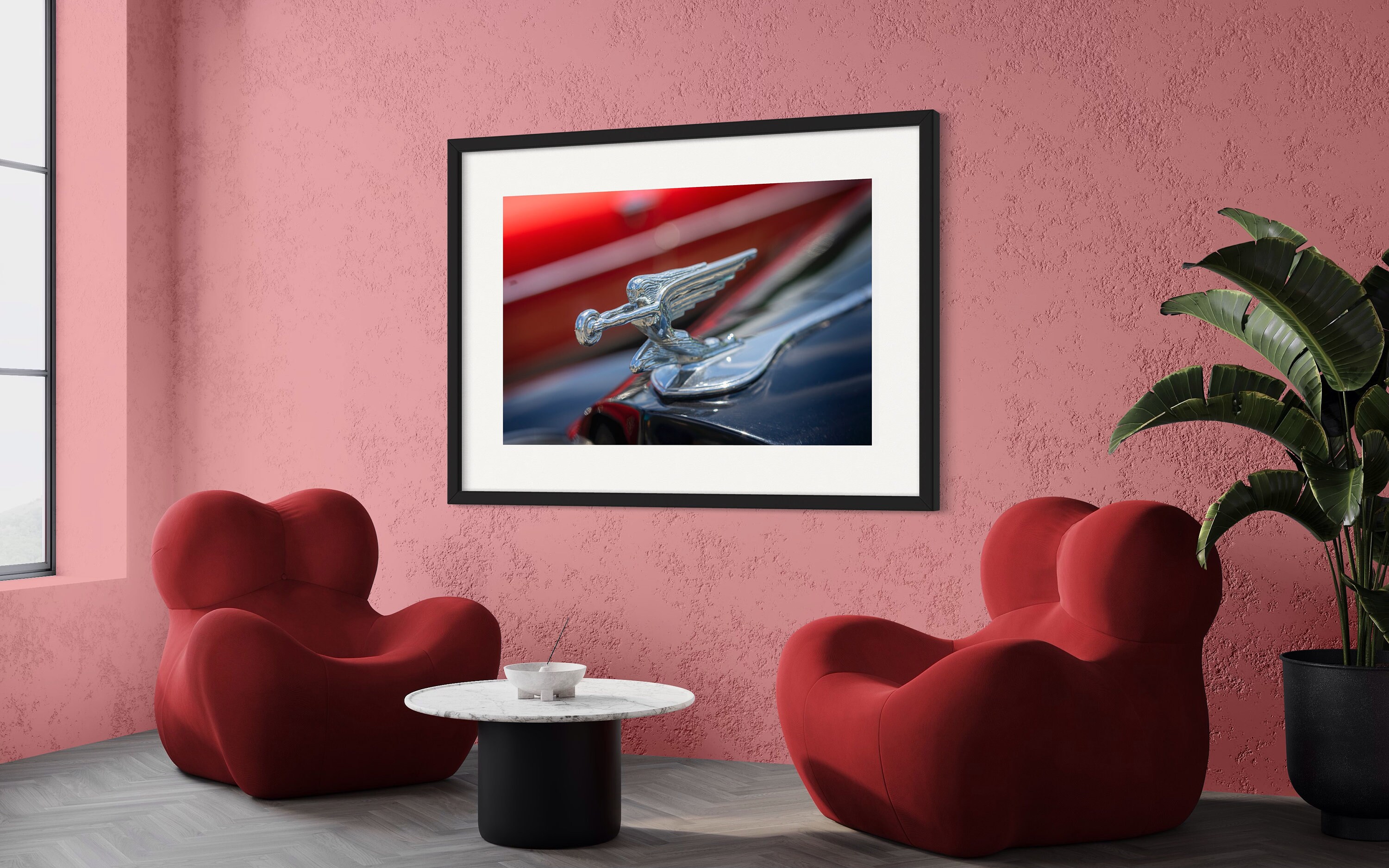 1938 Packard Super Eight Fine Art Photography Canvas Print Landscape