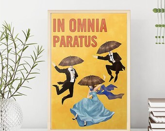 In Omnia Paratus Poster Etsy In Omnia Paratus Poster Etsy