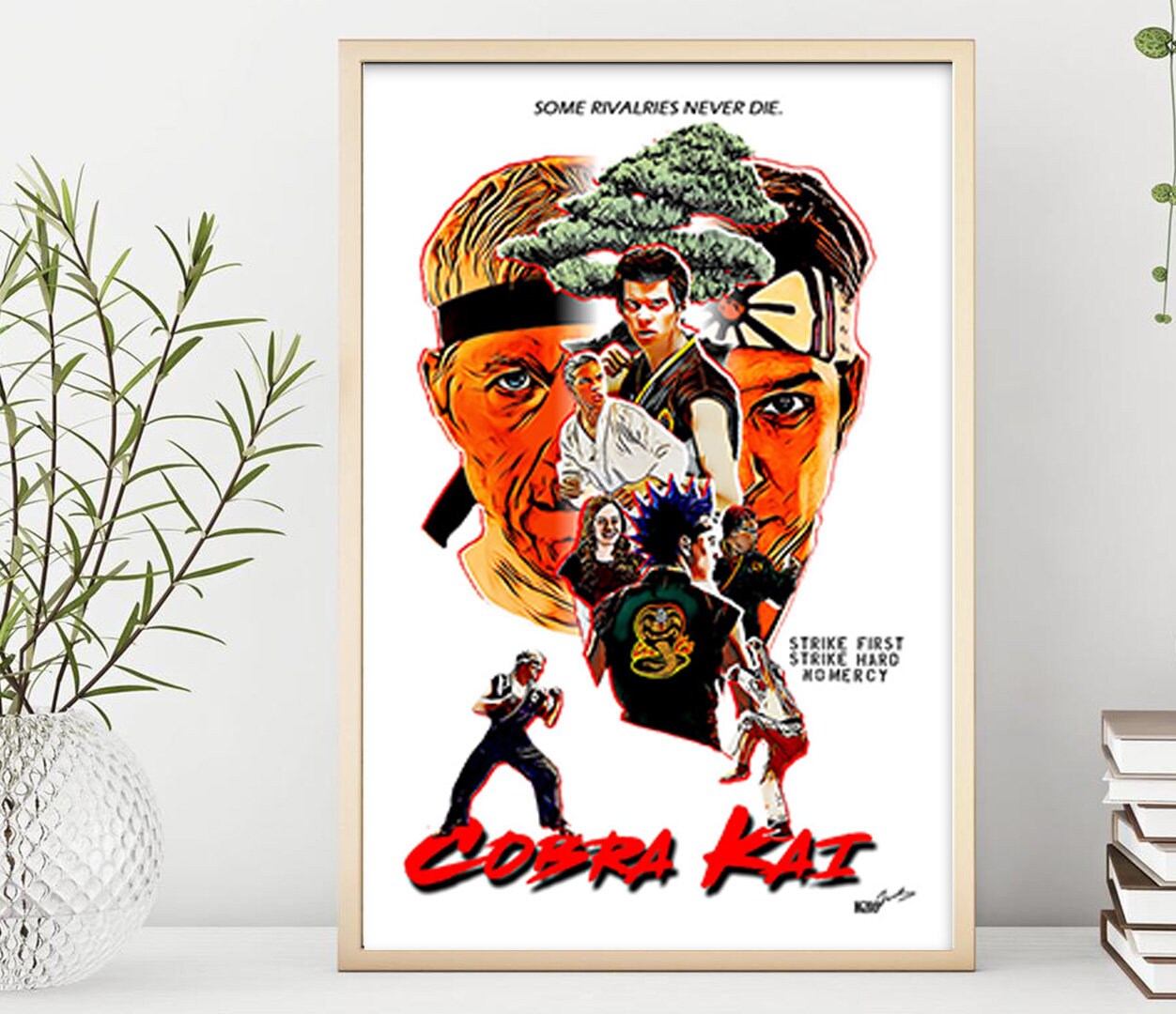 Cobra Kai Movie Poster Cobra Kai Poster Karate Kid Wall Art | Etsy