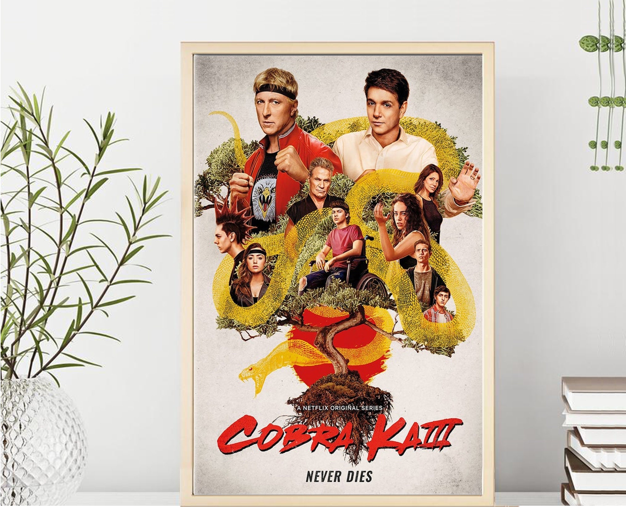 Cobra Kai Movie Poster Cobra Kai Poster Karate Kid Wall Art | Etsy