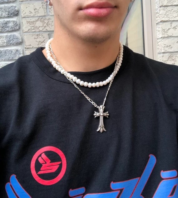 Natural Streetwear Pearl Necklace 