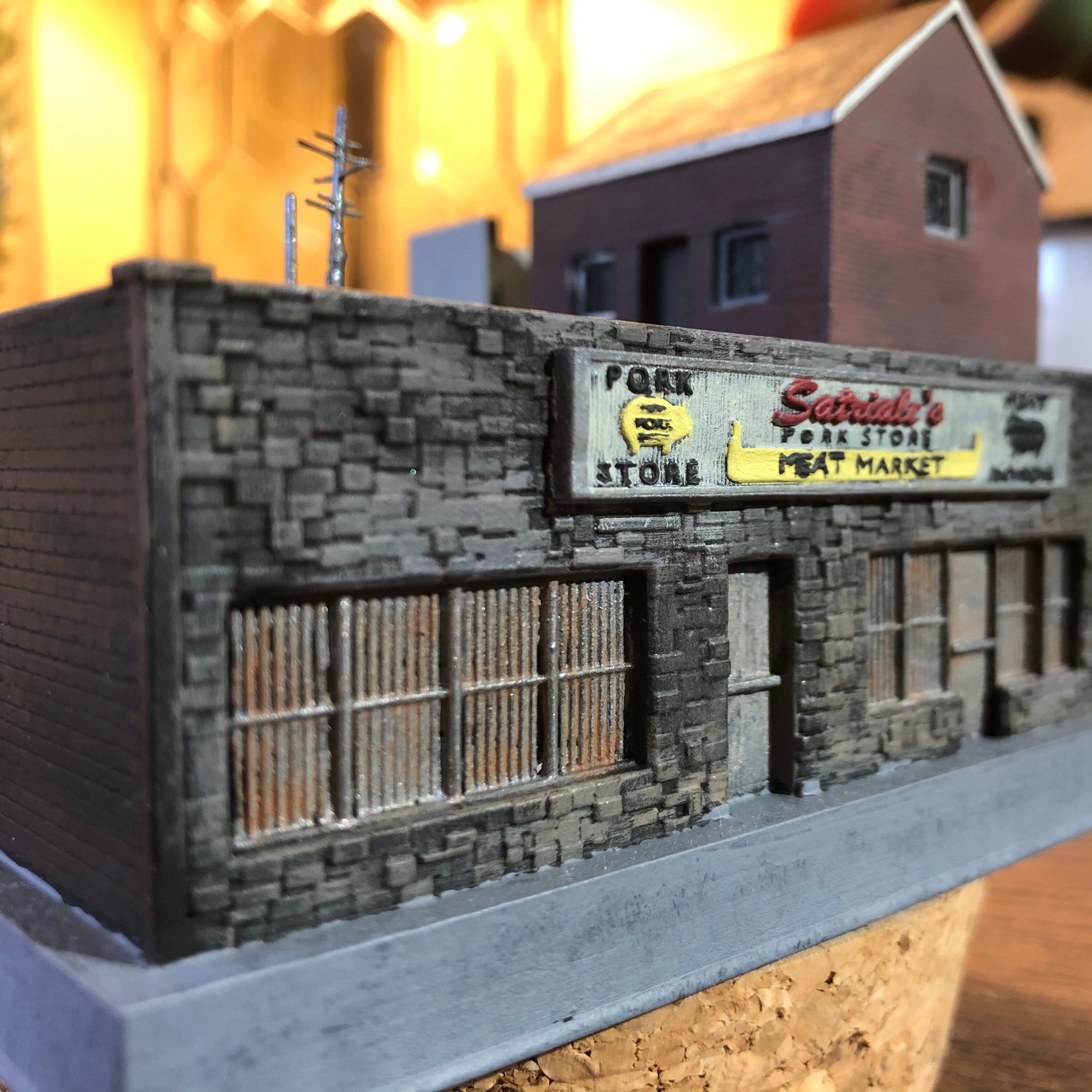 Sopranos Pork Store Diorama Etsy