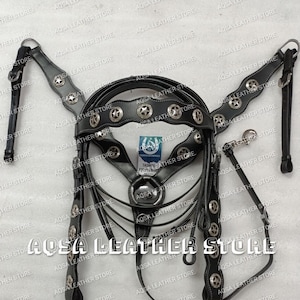 High Quality Leather Headstall And Breast collar.