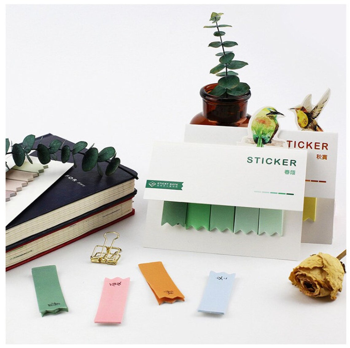 Cute Novelty Sticky Notes Creative Office Book Flags Planner Etsy