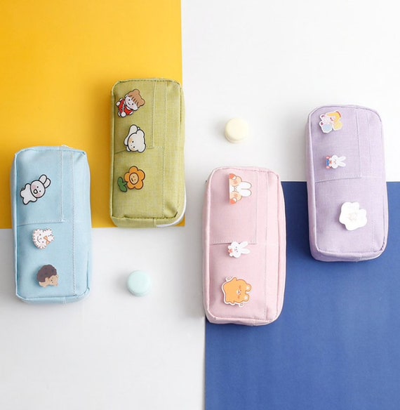 Cute Pencil Case Make up Pouch Kawaii Multifunction Large Capacity