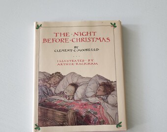 The Night Before Christmas Vintage Children Book – Clement C. Moore Classic Bedtime Story