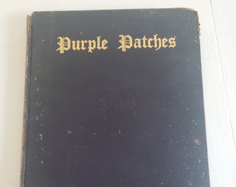 Antique Yearbooks -- 1928 Purple Patches Of Harcum School Yearbook Bryn Mawr Pennsylvania -- Antique School  Scrapbook Journal Ephemera