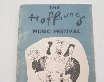 The Music Festival by Gerard Hoffnung -- Vintage Adult Humor Cartoon Book -- Opera Music Humor -- Gifts For Musicians -- Humorous Books