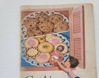 Cookies Galore by General Foods -- 1956 Vintage Cookbooks --Gift Giving Bake Goods --Coookie Recipe Booklet -- Food Advertising Ephemera