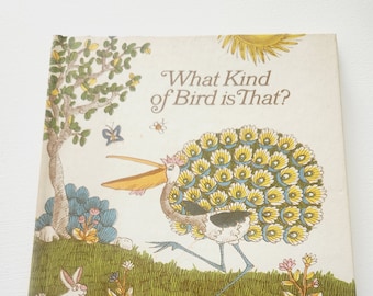 What Kind Of Bird Is That by Mirra Ginsburg -- 1973 Vintage Children's Book -- Picture Books -- To Read Books -- Bird Fiction -- Old Books