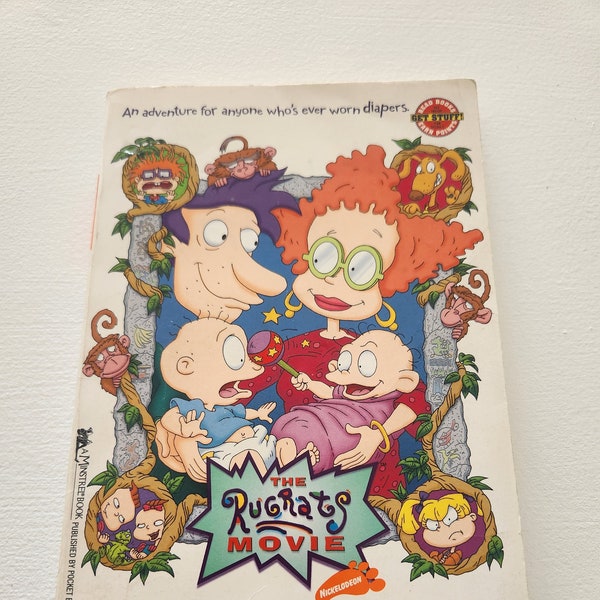 The Rugrats Movie Novelization by Cathy East & Mark Dubowski -- Vintage Children's Paperback Book -- Tommy Lil Phil Nickelodeon Characters