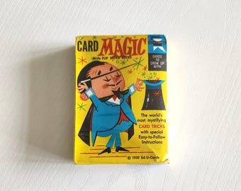 Vintage 1959 Magic Playing Cards – Ed-U-Cards Magic Tricks