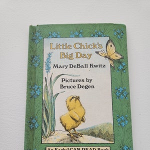 Little Chicks Big Day by Mary Deball Kwitz -- 1981 Vintage Children&#39;s Book -- Adventure Fiction -- Books For Children -- Young Reader Books