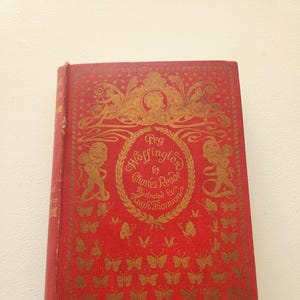 Peg Woffington by Charles Reade -- Antique Classic Literature -- Historical Novel -- Book Collector Gifts -- Decorative Books - Home Library