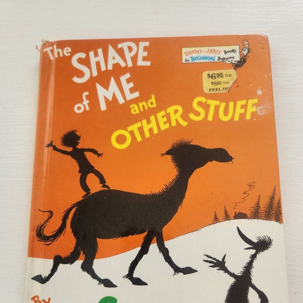 The Shape Of Me And Other Stuff by Dr. Seuss -- Vintage Children's Book -- Children Rhyming Picture Stories -- Juvenile Literature