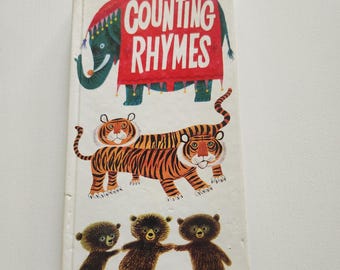 Vintage "Counting Rhymes" Board Book by Art Seiden (1980)
